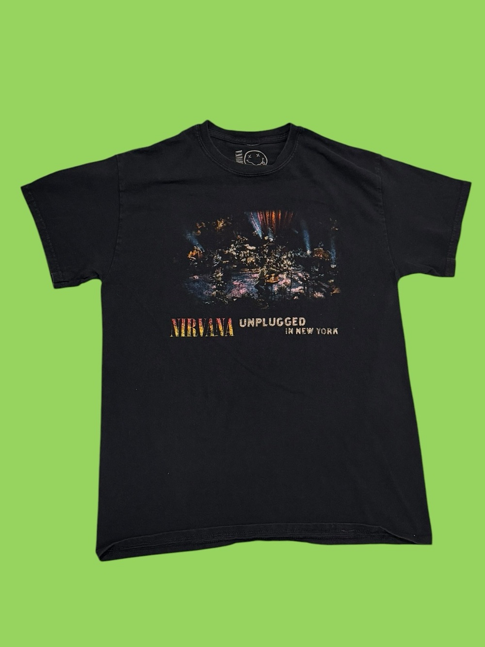 Nirvana Unplugged New York Double Sided Tee Medium Modern